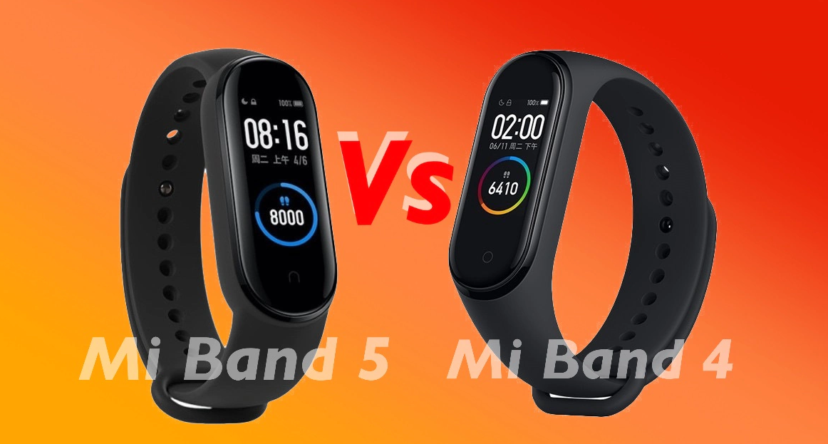 Mi band 4 vs Mi band 5 